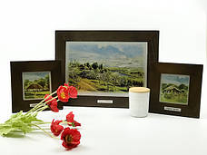 Картина метал натуральне дерево "Україна"