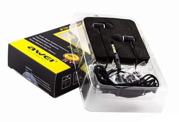 Навушники дротові Awei ES-Q3, фото 1