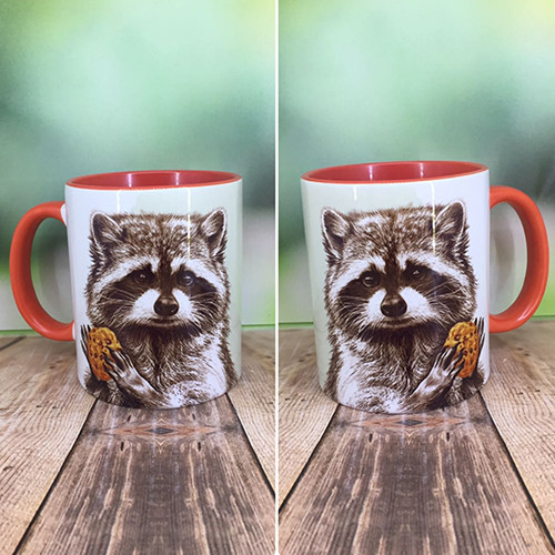 Друк на чашках,Чашка "Єнот", фото 1