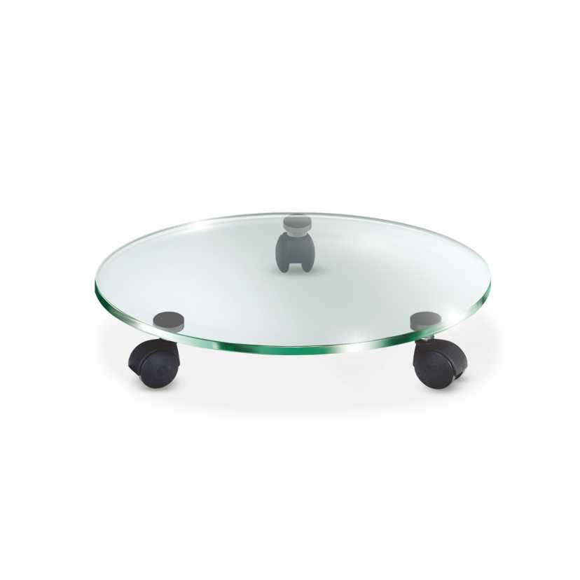 Подставки для Цветов Ø300 Мм Из Стекла Напольные на Колесиках COMMUS ...