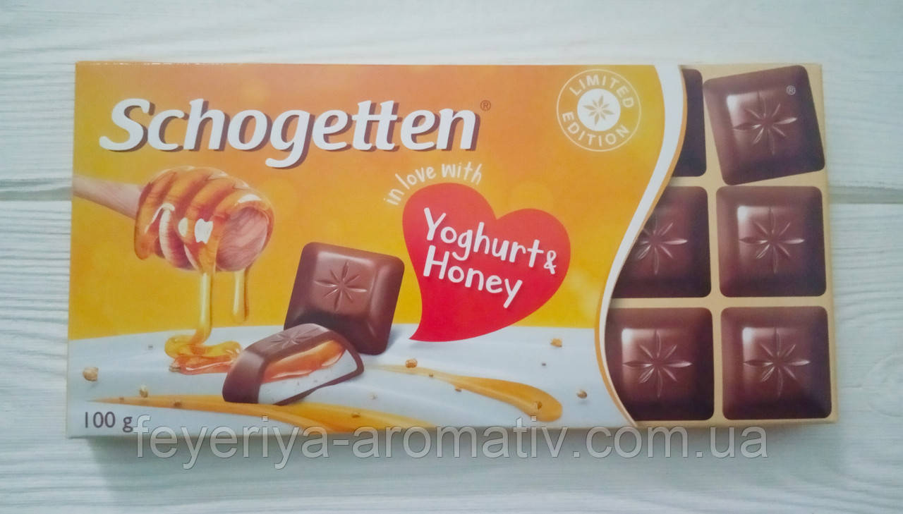 Шоколад молочний Schogetten Yoghert&Honey 100г (Німеччина)