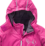 Зимовий термокомбінезон Topolino для дівчинки 80, 86, 92 см роздільний рожевий, фото 5