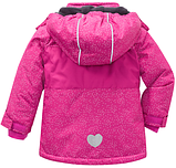 Зимовий термокомбінезон Topolino для дівчинки 80, 86, 92 см роздільний рожевий, фото 3