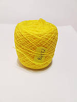 Нитка акрилова для вишивання 10 гр. яскраво жовта, лимон  RU052