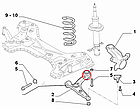 Сайлентблок переднього важеля задній Fiat Ducato 250, Peugeot Boxer 3, Citroen Jumper 3 (2006-2014), 50705198, фото 6