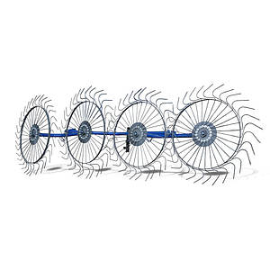 Граблі ворушилки для мотоблоки навісний 4-х колісні (заводські ГОСТ, граблина 5мм). УЦІНКА!!!