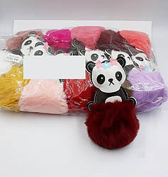 Брелок пандочка з гарматою