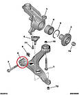Сайлентблок важеля передній Fiat Ducato 250, Peugeot Boxer, Citroen Jumper 3 (2006-2014), 1352225080, 50705197, фото 4