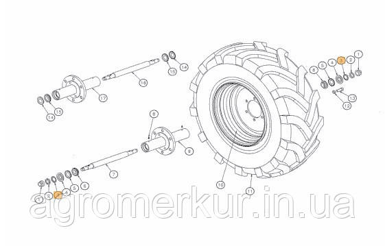 Шайба KK010731 Kverneland