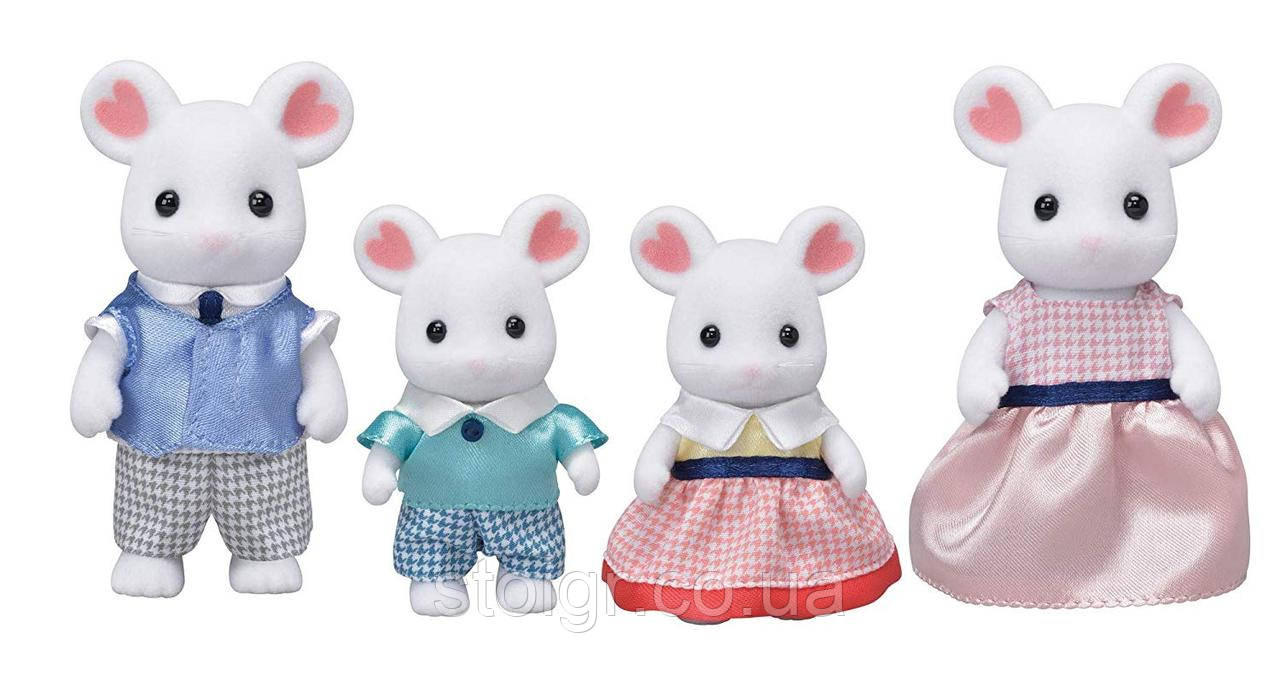 Marshmallow Mouse Family Sylvanian Families