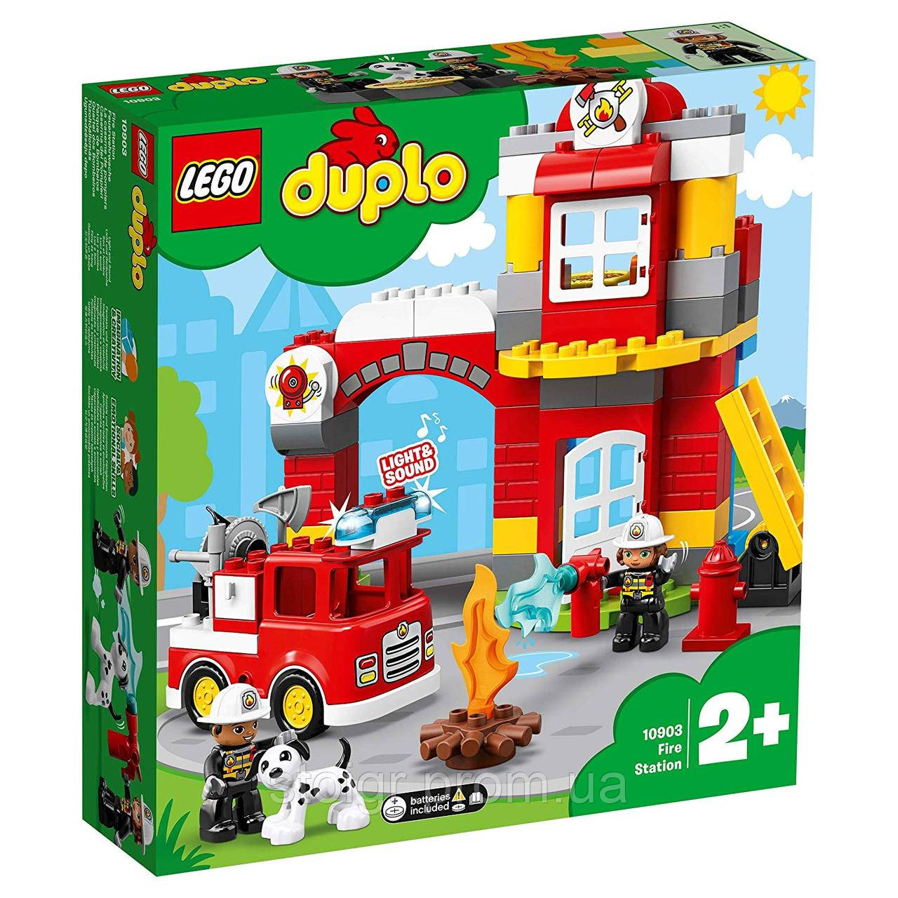 Конструктор Лего 10903 Дупло LEGO DUPLO Пожарное депо 76 деталей - фото 1 - id-p1096512708