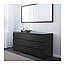 Комод, 6 ящиків, венга, горизонтальний, 160х78 см, 604.035.79, IKEA, ІКЕА, MALM, фото 5