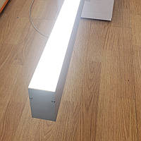 Лінійний підвісний LED світильник від 3200 lm 100 см 36 W. З тросами 1,5-2метра