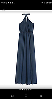 Платье женское H&M XS 42 темно-синее (1073)