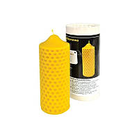 Форма для изготовления свечей "Пчелиный цилиндр 16 см "силиконовая LYSON Польша
