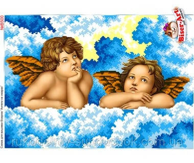 Схема для вишивки бісером, Бісер-Арт Ангели в хмаринках (B500), фото 1