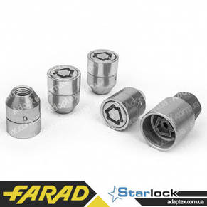 Гайки секретки М12х1.25х30 Конус Обертове кільце Ключ 21 (Subaru, Suzuki, Niva, Nissan, Infiniti), фото 3
