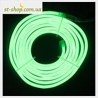 Гірлянда світлодіодна LED Стрічка (Гібкий Неон) Зелений 10 метрів