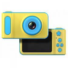 Дитячий цифровий фотоапарат Smart Kids Camera V7 жовто-блакитний