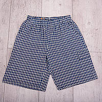 Чоловічі шорти в клітинку великого розміру (Льон)