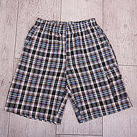 Чоловічі шорти в клітинку великого розміру (Льон)