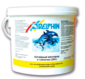 Delphin Активний Кисень 5 кг (таблетки 200 г)
