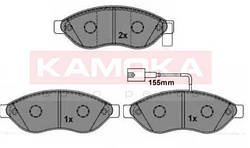 Колодка гальмівна Citroen Jumper,Fiat Ducato,Peugeot Boxer передній (виробництво KAMOKA)