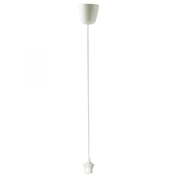 Шнур-підвісний IKEA HEMMA білий 1.8 м 103.865.77