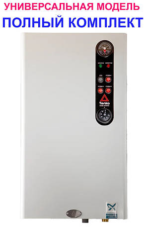 Котел електричний Tenko стандарт плюс 12 кВт 380В Grundfos (з насосом, групою безпеки, бачком на 7 л), фото 2