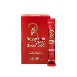 Шампунь з амінокислотами Masil 3 Salon Hair CMC Shampoo, Пробник 10 мл Корея