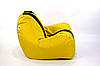 Безкаркасне жовте крісло мішок диван Ferrari, Феррарі, фото 6