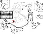 Трос зчеплення на Fiat Ducato 230, Peugeot Boxer, Citroen Jumper (1998-2002) 1438 мм, 1329670080, 2150AV, фото 7