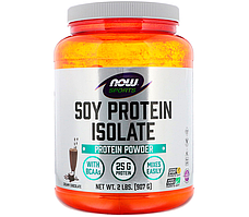 Soy Protein Isolate NOW, 907 грамм