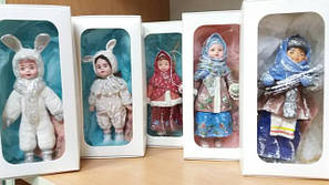 Авторські ляльки Пономарьової Алефтина. Новорічні іграшки з вати, вони прикрасять будь-яку ялинку!