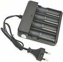 Зарядний пристрій MD-484A для акумуляторів 18650, 14500, 16340, 10440, 26650, CR123A