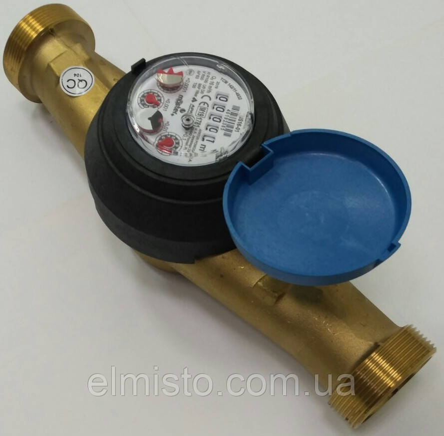 Водознімачі Apator Powogaz JS16 ХВ (ДУ-40) на холодну воду одноструменеві крильчасті сухоходи для будинків, фото 1