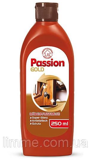 Молочко для чищення та догляду за меблями Passion Gold 250 мл