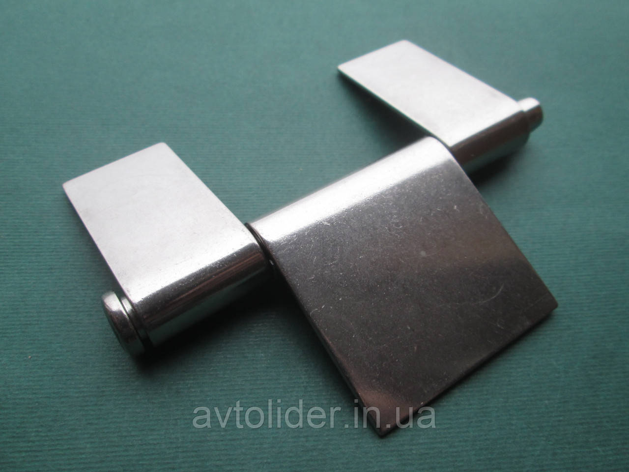 Приварная петля тройная, с пластинами, нержавеющая сталь А2 (AISI 304 ...