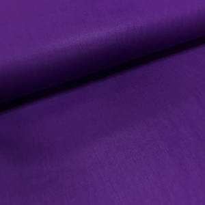 Тканина поплін De Luxe, однотонний темно-фіолетовий (Туреччина шир. 2,4 м) №51 (P-FR-0051)