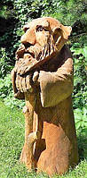 Скульптуры из дерева сказочных персонажей, ручная резьба по дереву (Hand Carved Artwork 26)