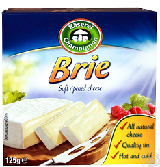 Сир Брі Казерай Brie Käserei 125g 28шт/ящ (Код: 00-00001262)