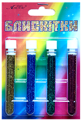 Блискітки (Глітер) Набір No 4 - 2 г (4 шт.) - Золото + Синій + Зелений + Червоний AS-2204, А-973