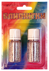 Блискітки (Глітер) Набір No 23 - 7 г (2 шт.) - Срібло Гол + Срібло AS-2223, А-993
