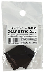 Магніт для виробів 2 шт., приблизно 25 х 25 х 1,6 мм AS-0039, К-1205
