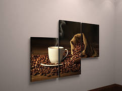 Картина модульна "Чашка кава" 90 х 60 см