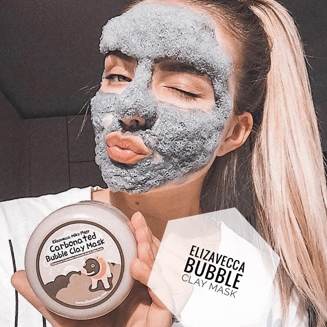 Elizavecca Бульбашкова глиняна маска Milky Piggy оригінал