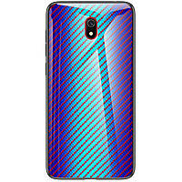 TPU чехол Wicker Gradient для Xiaomi Redmi 8A (синий)