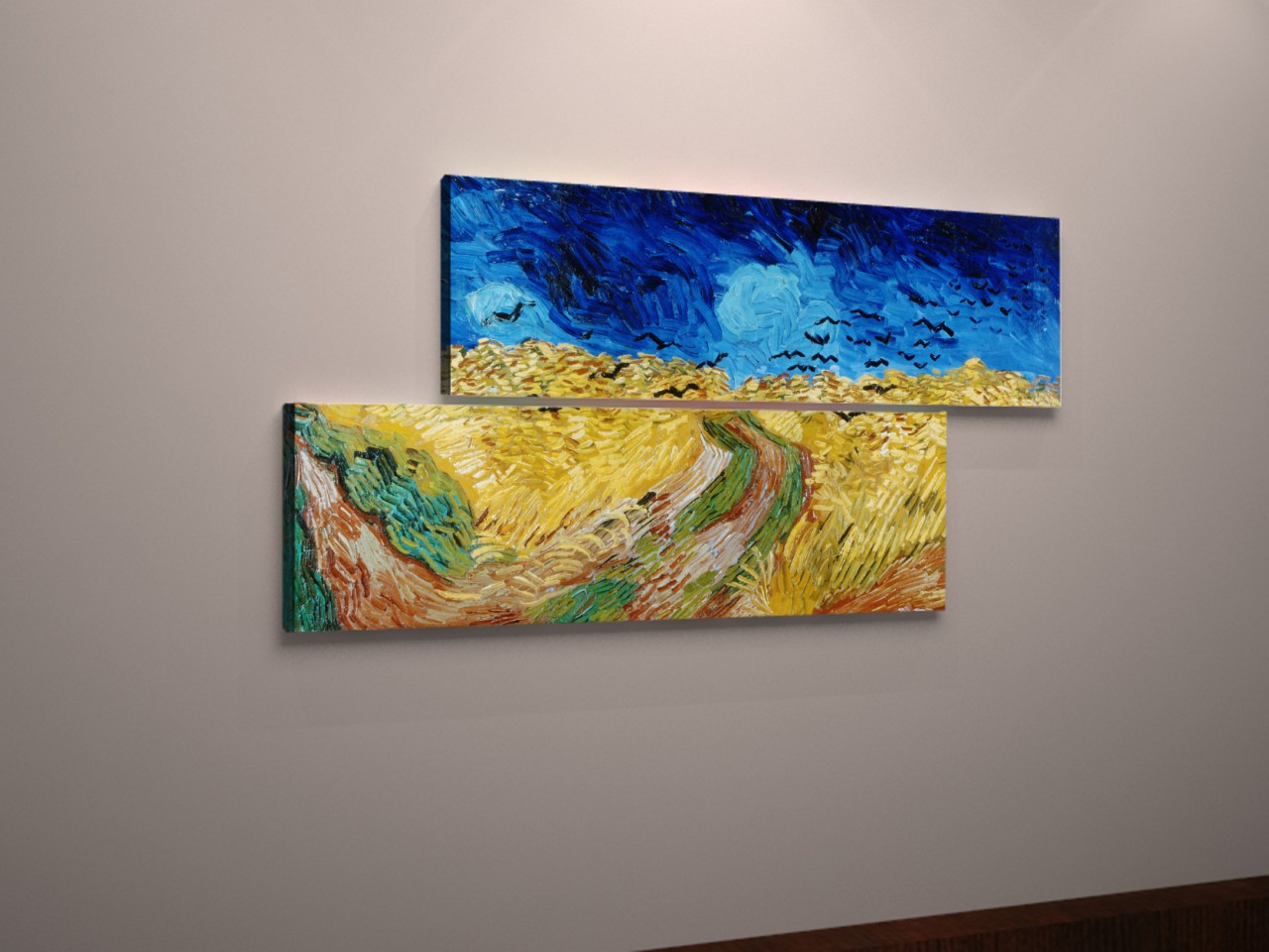 Модульна картина Ван Гог Загальний гасить 90 х 60 см