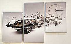 Настінний годинник-картина Загальний габарит 90х60 см