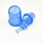 Силіконові банки для вакуумного масажу обличчя і тіла, фото 3